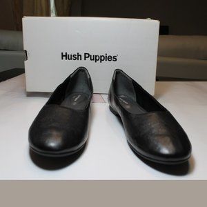 Hush Puppies Women Kendal Ballet Pf Flat, Black, Sz10